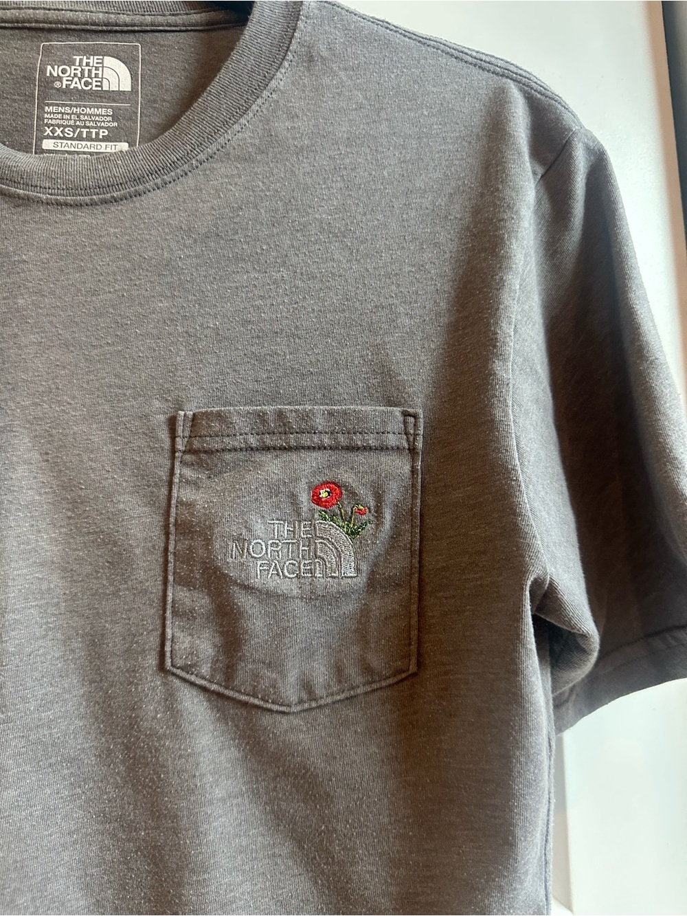 The North Face exclusive collection with Pop-In@Nordstrom Grey Tshirt